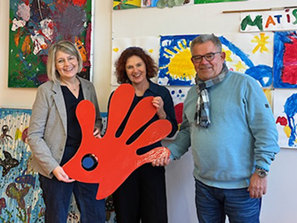 Grundschule Bookholzberg Spendenübergabe